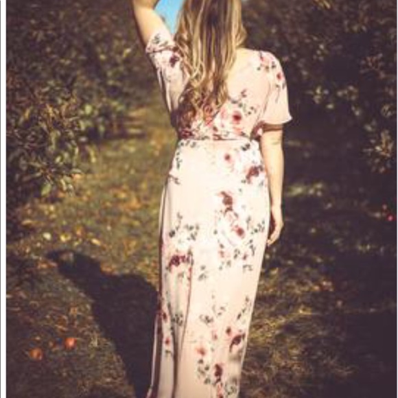 David’s Bridal Dreamy Pink Maxi Dress 🌸💐🌷🌺🌸 - Picture 16 of 16